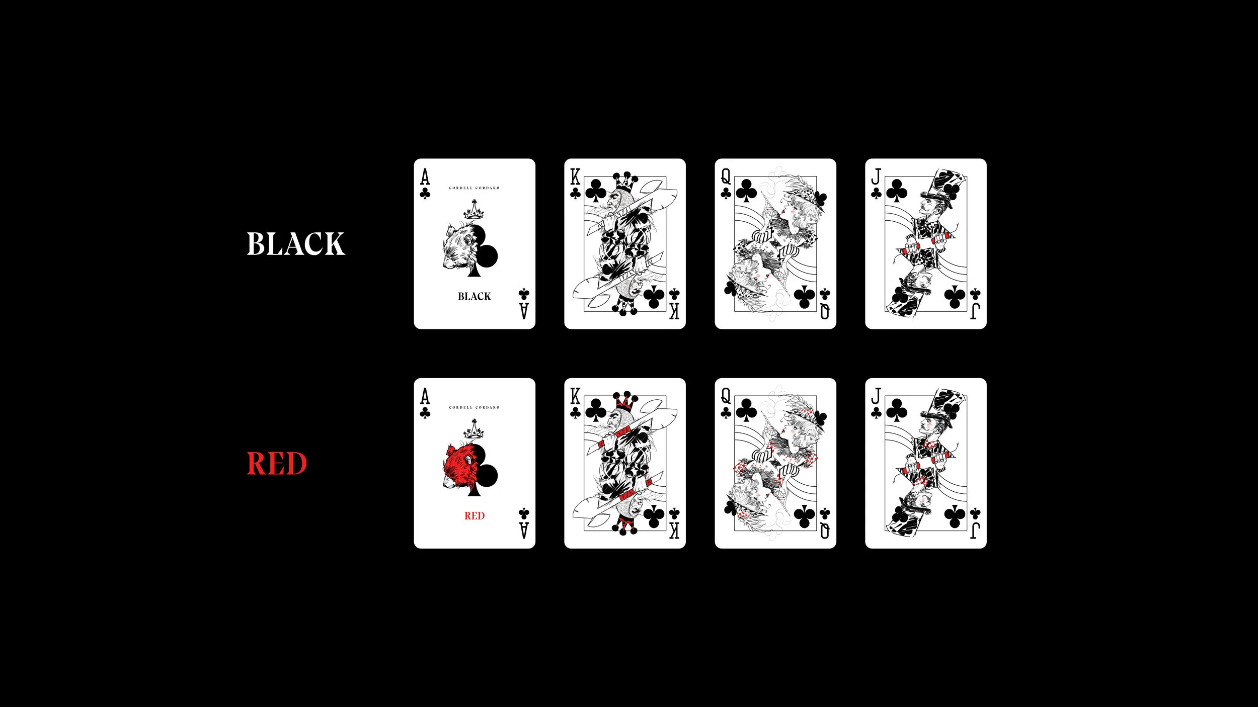 Red & Black Playing Cards | Discover Unique Playing Cards - Shop